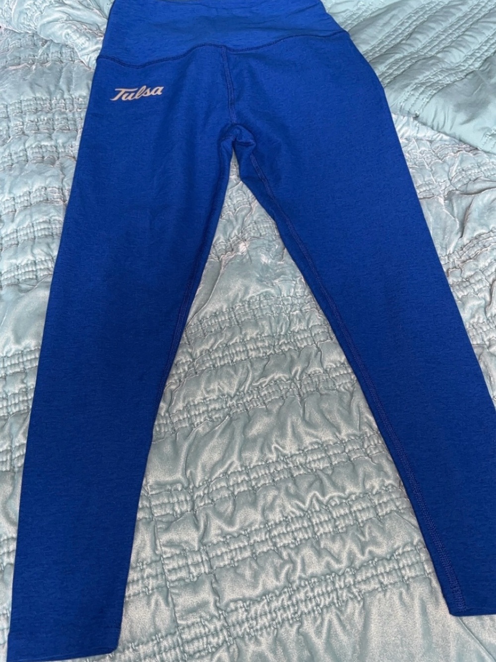 Size medium royal blue Tulsa hurricane beyond yoga leggings